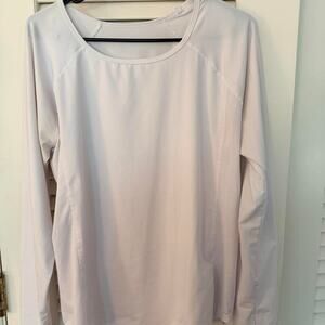 Zyia active white long sleeve t-shirt